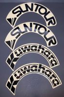 BMX oldschool Kuwahara Suntour Aufkleber 80'er 90'er decals black Bayern - Augsburg Vorschau