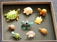 9 Schildkröten Figuren, versch. Materialien Münster (Westfalen) - Centrum Vorschau