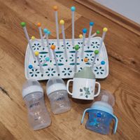 Trinkflasche Nuckelflasche Schnabeltasse Abtropfgitter Baby Kind Baden-Württemberg - Ludwigsburg Vorschau