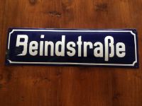 Original altes Emailleschild Straßenschild Schild Beind Reklame Hessen - Lampertheim Vorschau