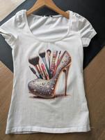 Damen T-Shirt weiß gr S high Heel Ladys Bayern - Rotthalmünster Vorschau