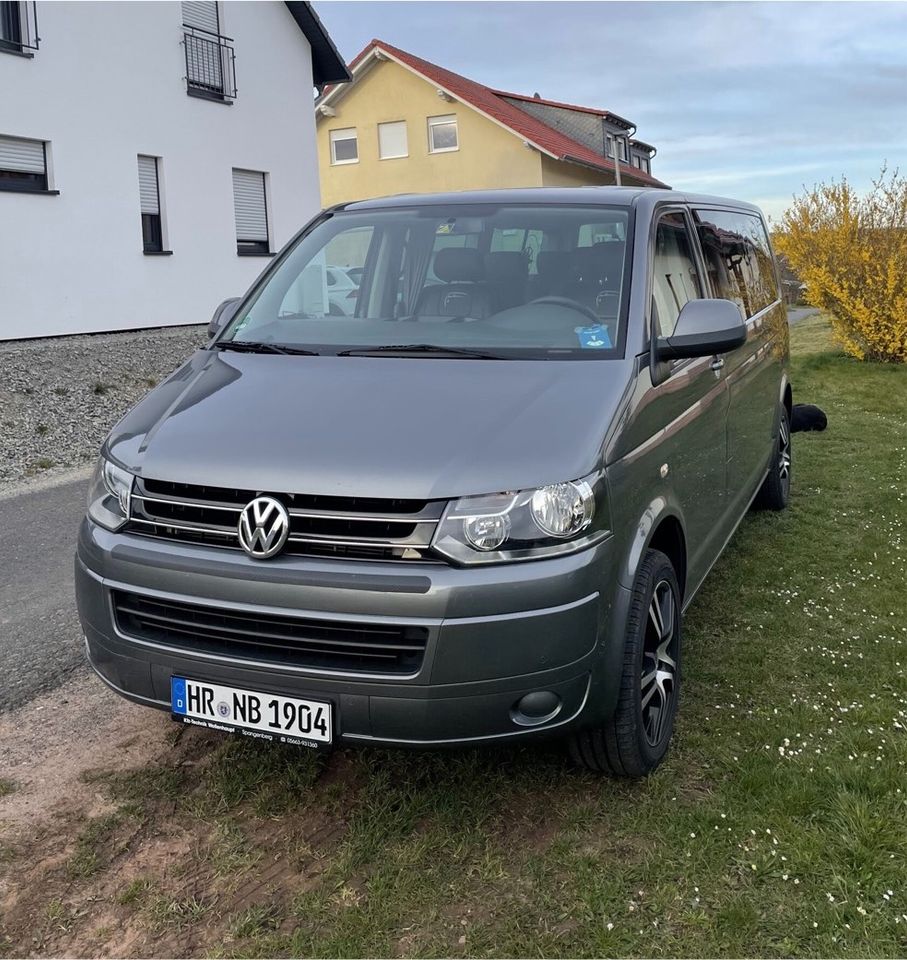 Reisebus zu vermieten/mieten -Bulli- 8Sitzer- VW Bus lang -T5 in Spangenberg