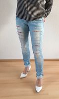 JEANS S 36 Blume floral hose vintage y2k retro Sommer boho unqiue Baden-Württemberg - Aichtal Vorschau