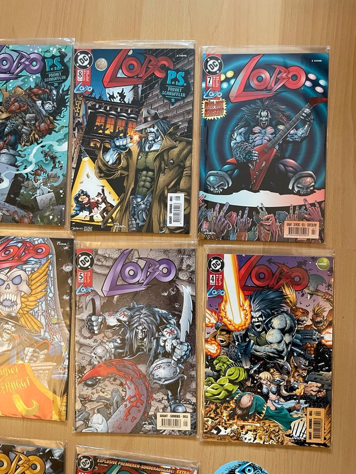 Comic Lobo DC 11 Hefte + 4 Sticker + 2 Aufsteller + 6 Karten in Leipzig