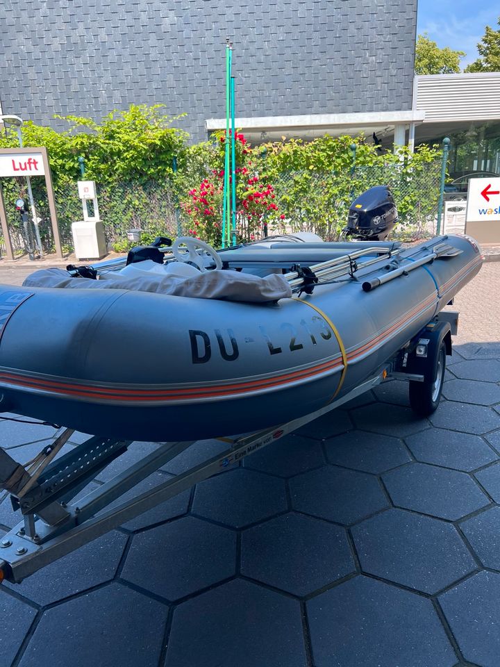 F-RIB Schlauchboot faltbares RIB + Trailer in Duisburg