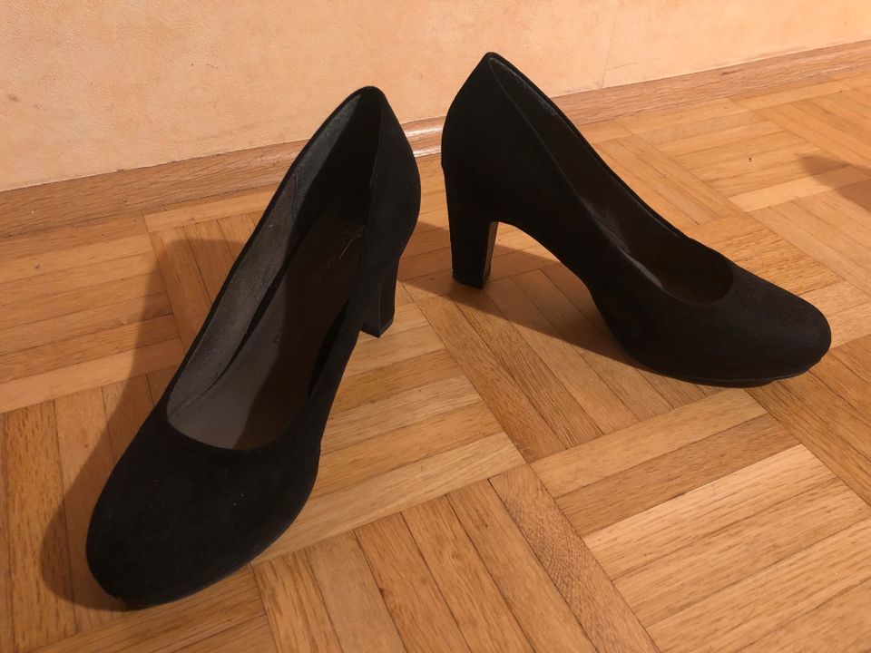 Tamaris Schuhe Pumps Damen schwarz Gr. 38 > Neuwertig !!! in Nürnberg (Mittelfr)