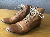 Schnür - Boots - Stiefellette ❤️ Mustang ❤️ Gr. 39 * Braun Sachsen - Meißen Vorschau