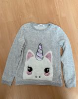 Einhorn Pullover, Sweatshirt, H&M, Wendepalietten, Größe 134/140 Nordrhein-Westfalen - Recke Vorschau