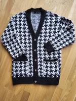 MNG Mango Oversize Strickjacke Hahnentritt schwarz weiß 34 XS Hessen - Roßdorf Vorschau