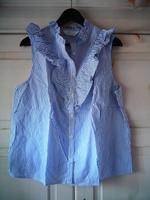 Bluse blau weiß gestreift maritim Rüschen 46 Primark XXXL Niedersachsen - Isernhagen Vorschau