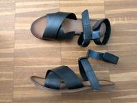 echt Leder UNMADE Kopenhagen Sandalen 39 schwarz braun Klett München - Bogenhausen Vorschau
