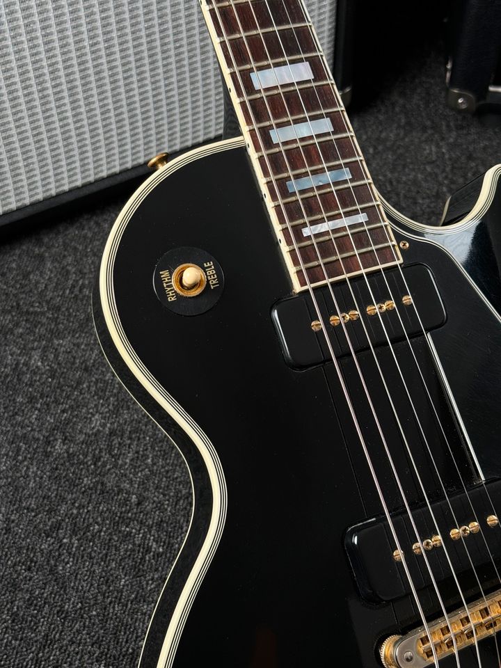 2014 Gibson LTD Les Paul Custom Historic P90 Ebony Black in Kiefersfelden