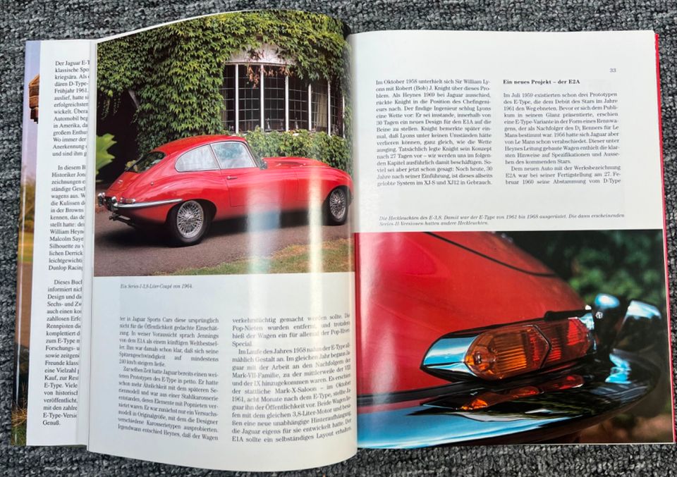 Jaguar E-Type Die Modellgeschichte Buch deutsch in Aachen