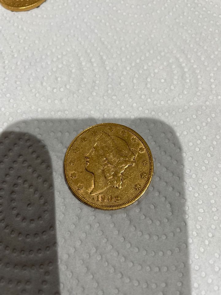 20 Dollar Liberty Head 1902 Gold in Neunkirchen
