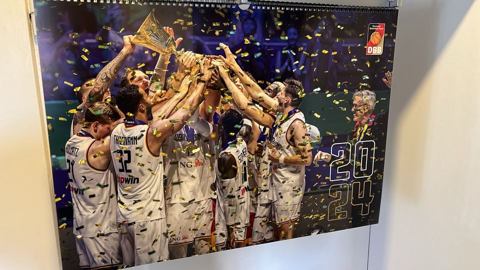 Weltmeister Deutschland Basketball Kalender 2024 in Offenbach