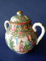 Antike Zuckerdose Porzellan , China ,, Familie Rose " Frankfurt am Main - Nieder-Eschbach Vorschau