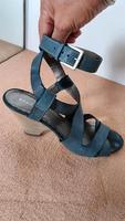 Sandaletten petrol/blau leder 40 Görtz shoes top Baden-Württemberg - Schriesheim Vorschau