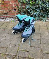 Oxelo, Inline Skates, Inliner, Damen, grau/mintgrün Nordrhein-Westfalen - Havixbeck Vorschau