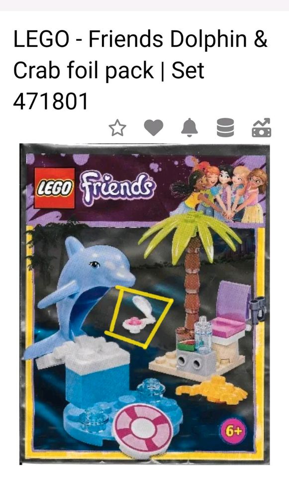 Lego friends 471801 Delfin und Krabbe UND viele andere in Ulm