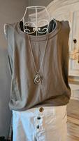 Basic Top von Bonita in tollem khaki und schönem Detail Sachsen - Lengenfeld Vogtland Vorschau