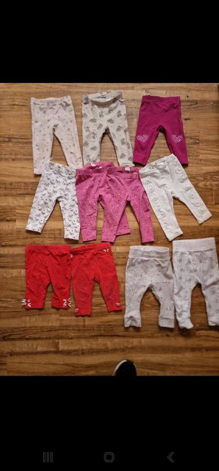 Leggings Leggins Hosen paket Set 74 12 Stück in Edertal