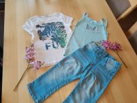 Set Gr. 122/128 Capri-Jeans & Shirt &Top Mädchen Bayern - Anger Vorschau