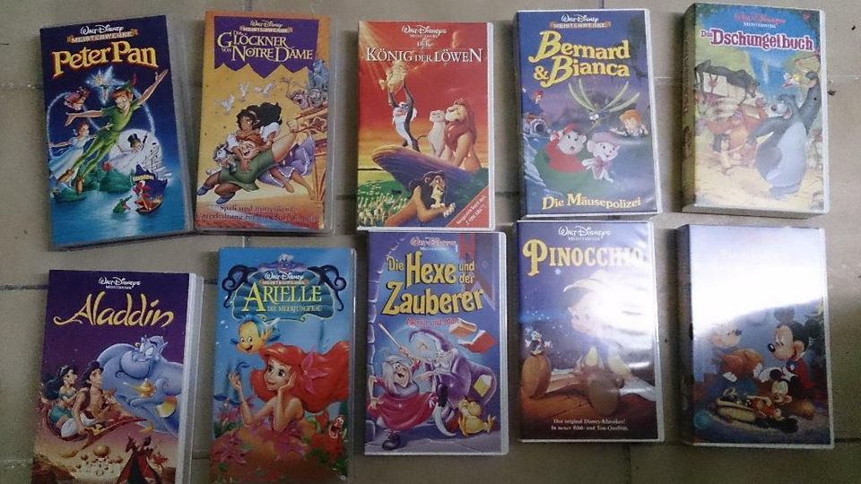 Walt Disney- VHS-Filme viele verschiedene Kinderfilme in Bad Steben