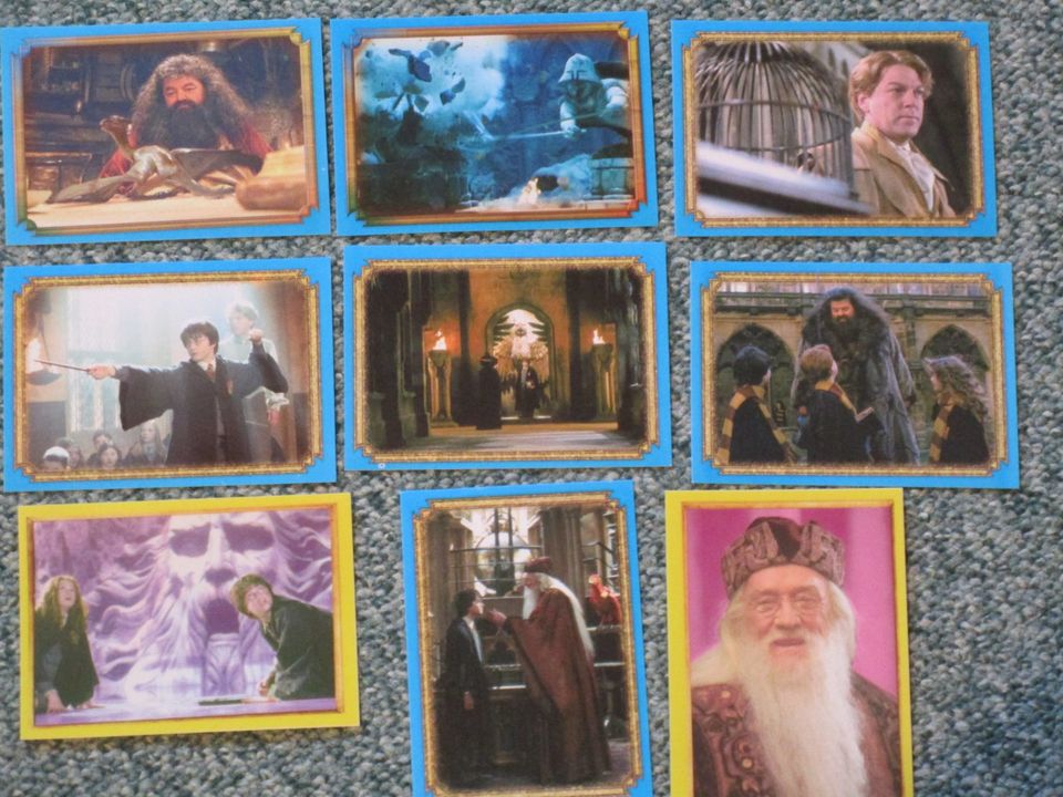 9 Panini Sticker Harry Potter und die Kammer des Schreckens in Ober-Mörlen