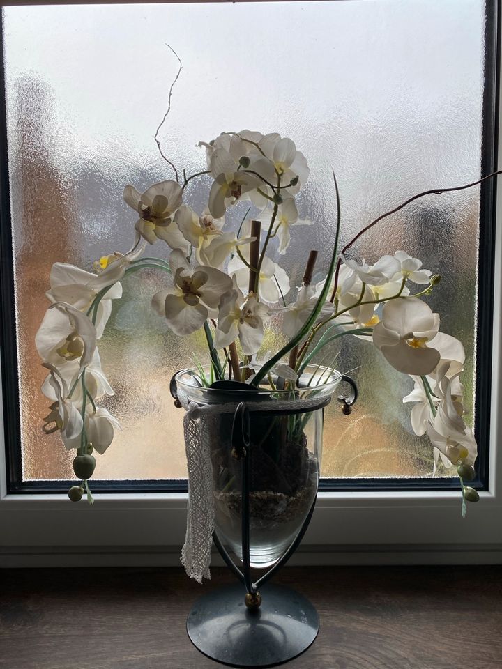 Großes Orchideengesteck, circa 70 × 70 cm in Rendsburg