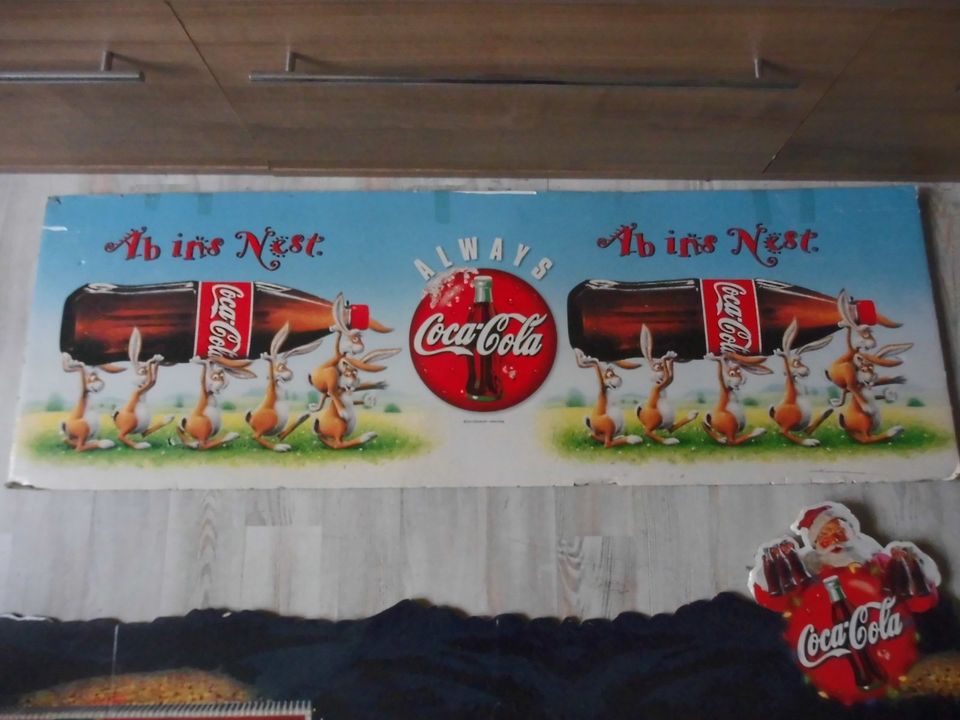 2x Coca Cola,Werbung,90ziger,Ostern,Weihnachten in Senftenberg
