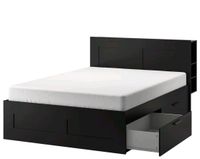 Ikea Brimnes Bett mit Kopfteil+4 Schubladen, 140x200 cm, schwarz Rheinland-Pfalz - Gau-Odernheim Vorschau