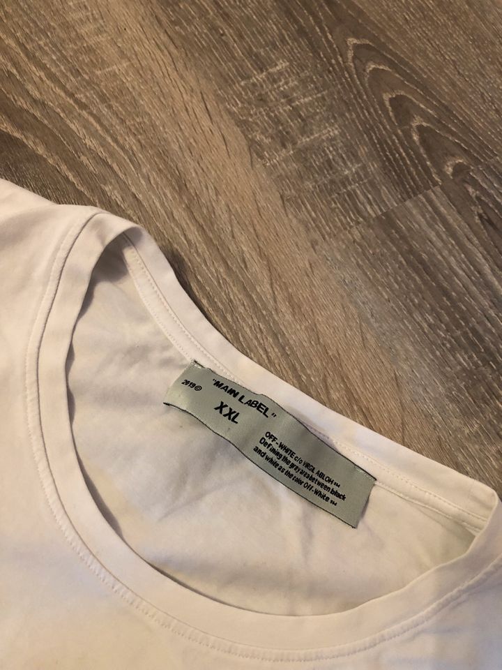 MAIN LABEL Herren Tshirt weiß NEU Gr. XXL in Wachstedt