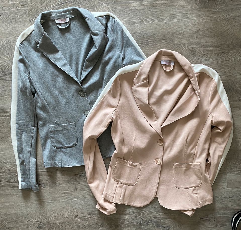 2 ESViViD Blazer Creme Streifen rosé u grau Jacke Esvivid cool in Detmold