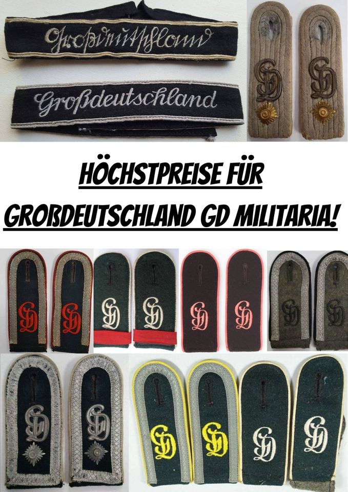 Suche  Großdeutschland GD Militaria Wehrmacht in Wiesbaden