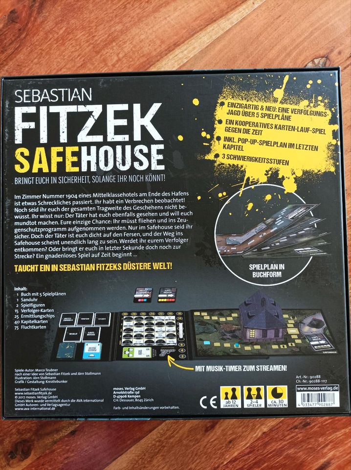 Gesellschaftsspiel Spiel Sebastian fitzek Safehouse Krimi in Wrestedt