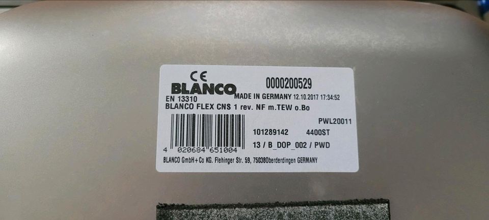 Blanco Edelstahl Einbauspüle 86 x 43,5 cm Küchenspüle in München