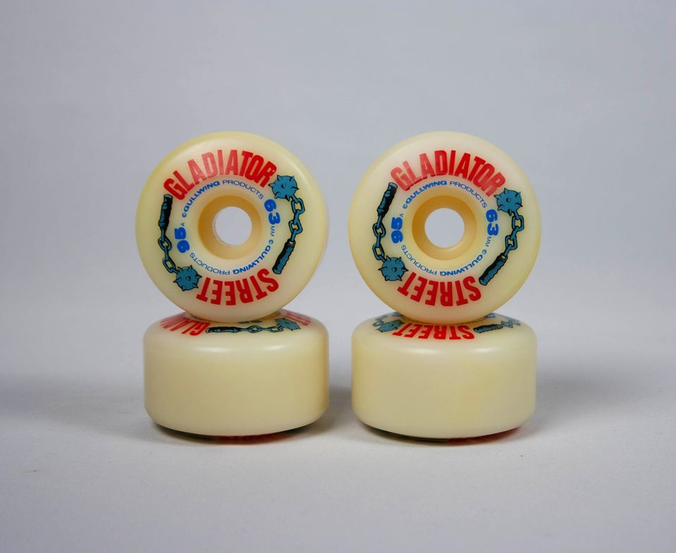 Wheels Gullwing Gladietor Street skateboard 63 mm 95A og nos in Scharbeutz