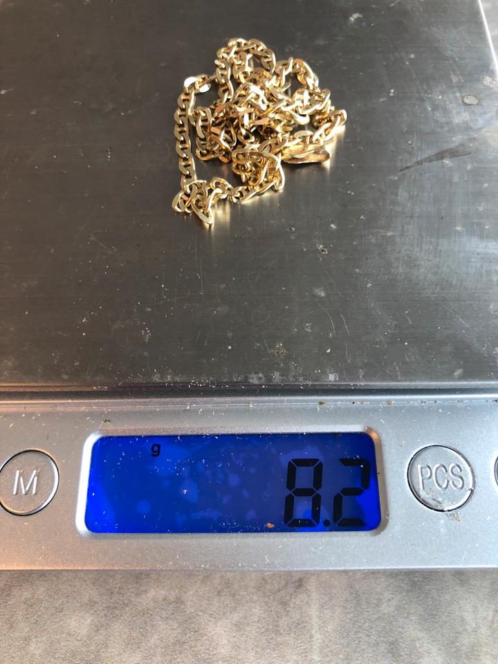 Goldkette Anhänger 585 14K Taufe Kinder Waage Gold Sternzeichen in Bremen