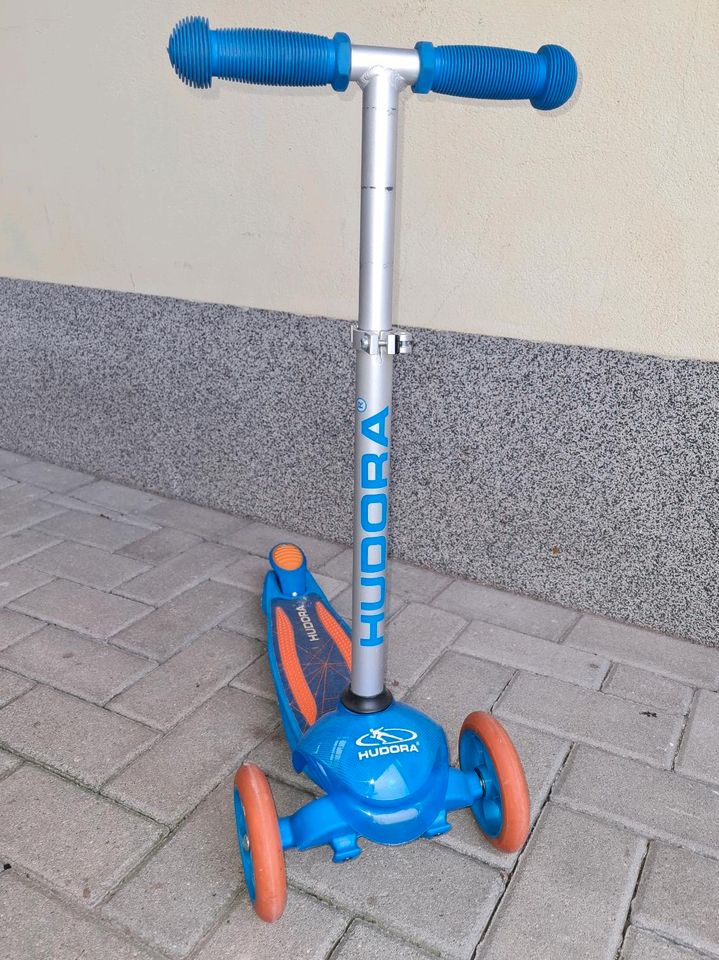 HUDORA Scooter Roller Kinder Flitzkids 2.0 blau in Zscherndorf