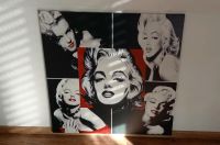 Marilyn Monroe Bild 80 x 80 cm rot schwarz weiß Niedersachsen - Zetel Vorschau