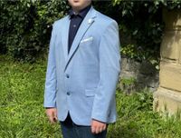 Moderne schicke Anzugs Jacke Hellblau Größe 28 wie neu Baden-Württemberg - Gondelsheim Vorschau