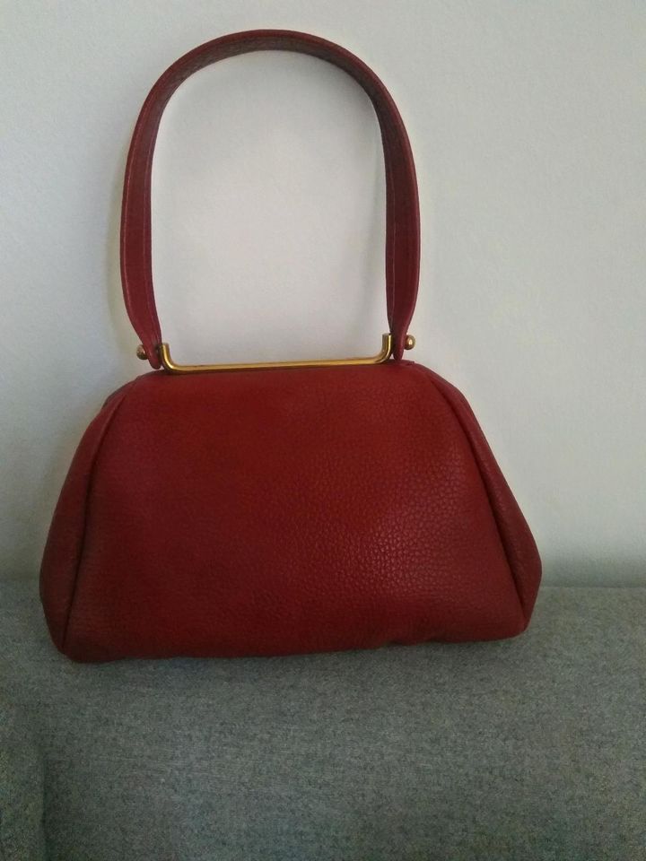 Vintage Tasche von Goldpfeil / Goldpfeiltasche Leder in Saarbrücken