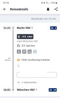 3x Sitzplatzreservierung Berlin→MUC 11:21 ICE1005 05.05. München - Sendling-Westpark Vorschau