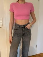 Zara Crop Top T-Shirt Pulli pink Gr. S Wandsbek - Hamburg Volksdorf Vorschau