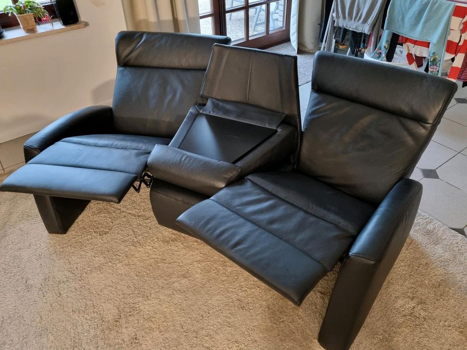 Cinema Couch  Sofa Relaxsofa Ledercouch 2 bis 3 Sitzer in Kaltenkirchen