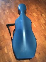 Cello-Koffer, Hardcase, aus hochwertigem Fiberglas, blau-metallic Hessen - Hünfelden Vorschau