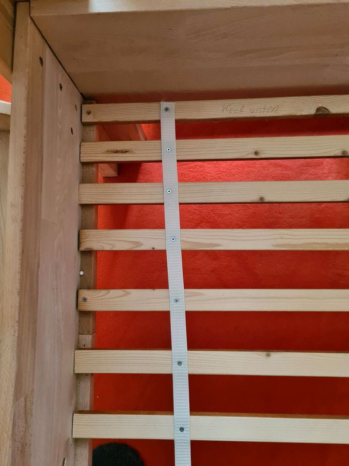 Tolles Kinderbett Hochbett Holz 2 Betten Leiter in Hagen