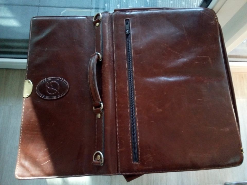 Leder-Business-Tasche Vintage in Hude (Oldenburg)