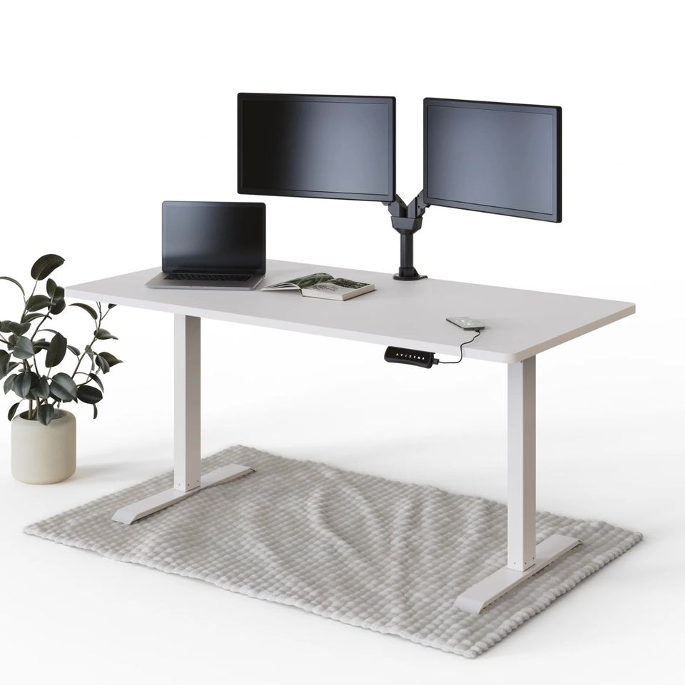 Elektrisch höhenverstellbarer Schreibtisch | inkl. Versand | Standing Desk Stehtisch Schreibtisch höhenverstellbar elektrisch bürotisch stehschreibtisch height adjustable desk in Hamburg