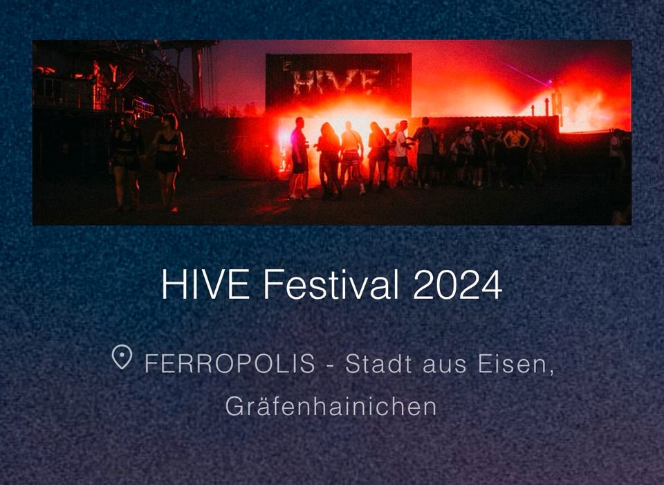2 Tickets für das Hive Festival in Dresden